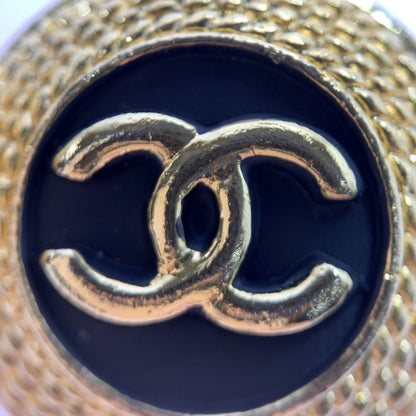 Chanel CC Logo Clip on Vintage Earrings — view 3