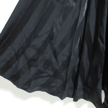 Dolce & Gabbana Crown Button Stripe Bowtie Silk Shirt Dress CD 36 Black — view 8