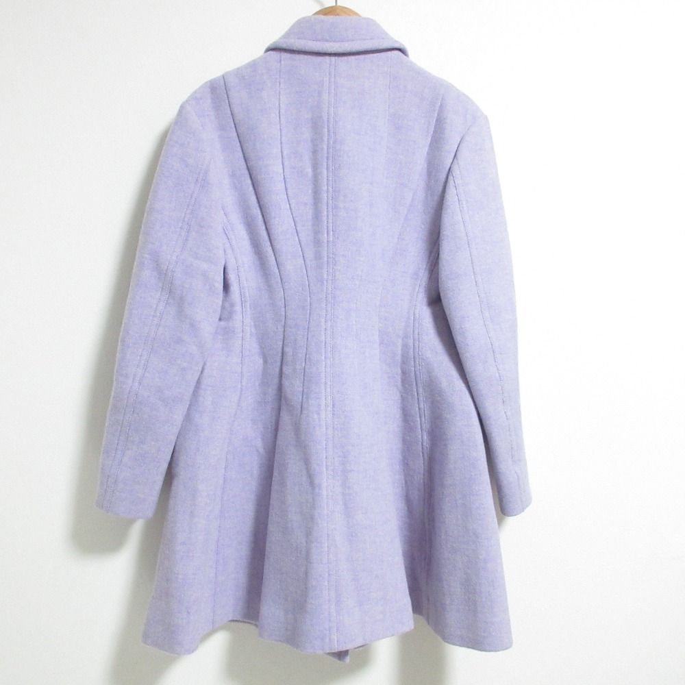 Miu Miu Wool Princess Coat 38 Purple — view 2
