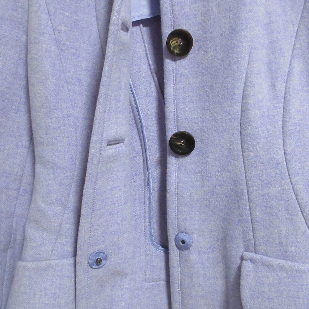 Miu Miu Wool Princess Coat 38 Purple — view 6