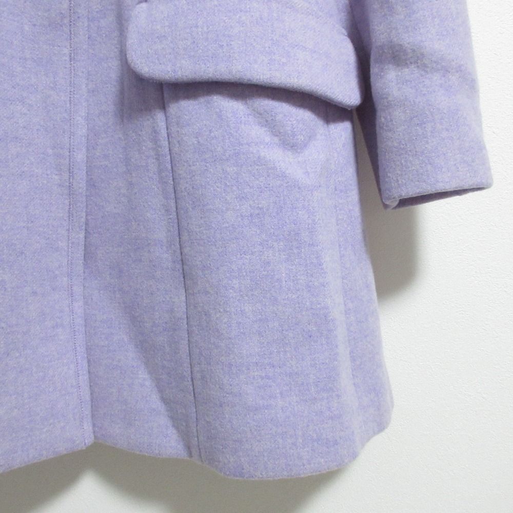 Miu Miu Wool Princess Coat 38 Purple — view 7