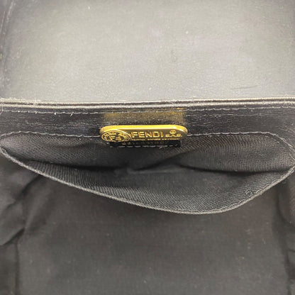 Fendi Vanity Bag Vintage Style Leather Black — view 7