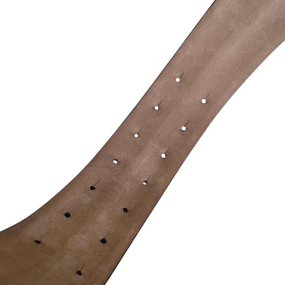 Brunello Cucinelli Monile Leather Belt Black — view 5