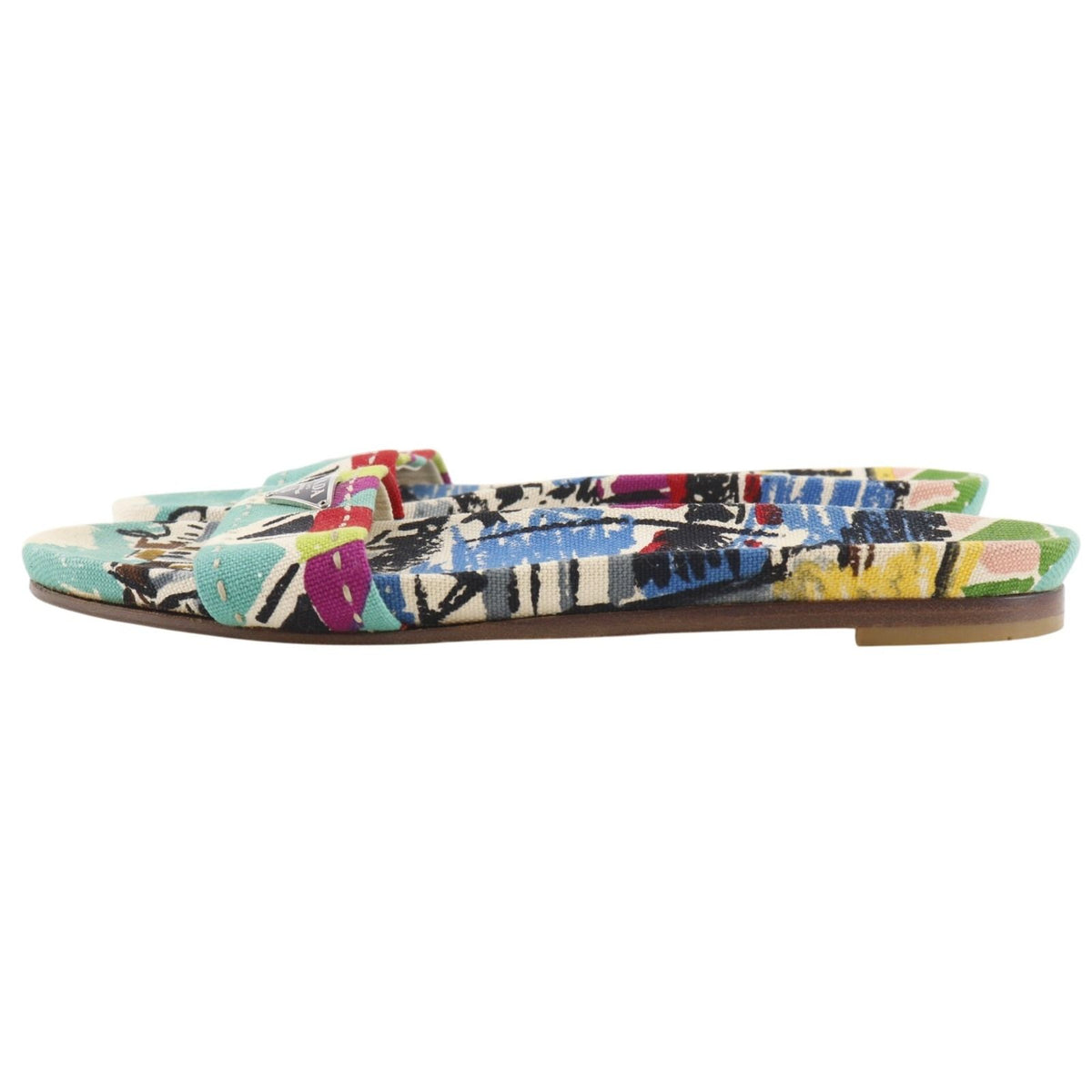 Prada Canvas Multicolor Sandals — view 2
