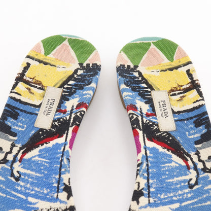 Prada Canvas Multicolor Sandals — view 6