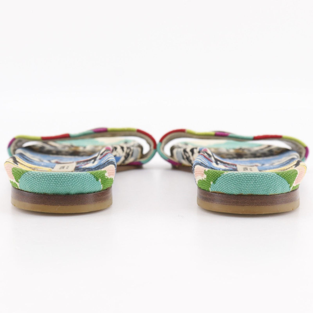 Prada Canvas Multicolor Sandals — view 3