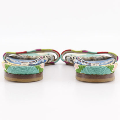 Prada Canvas Multicolor Sandals — view 3