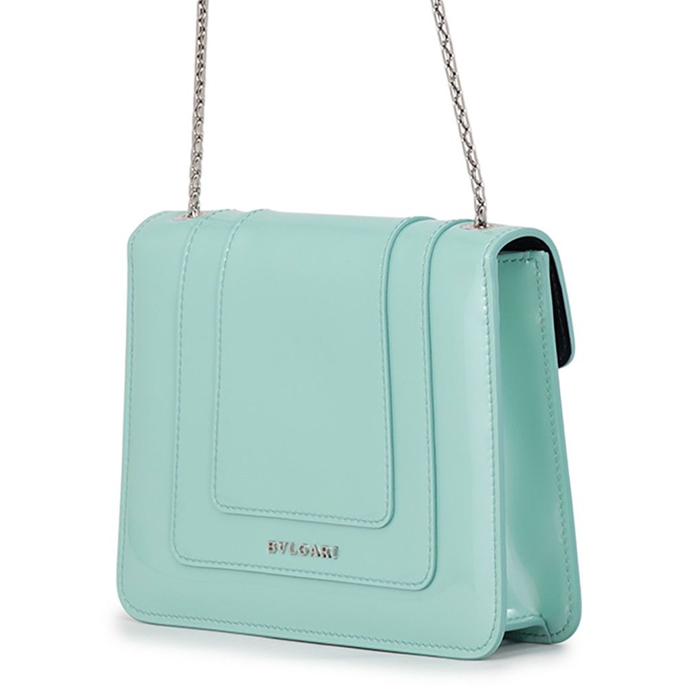 Bvlgari Bulgari Chain Shoulder Bag Serpenti Forever Small Patent Leather — view 2