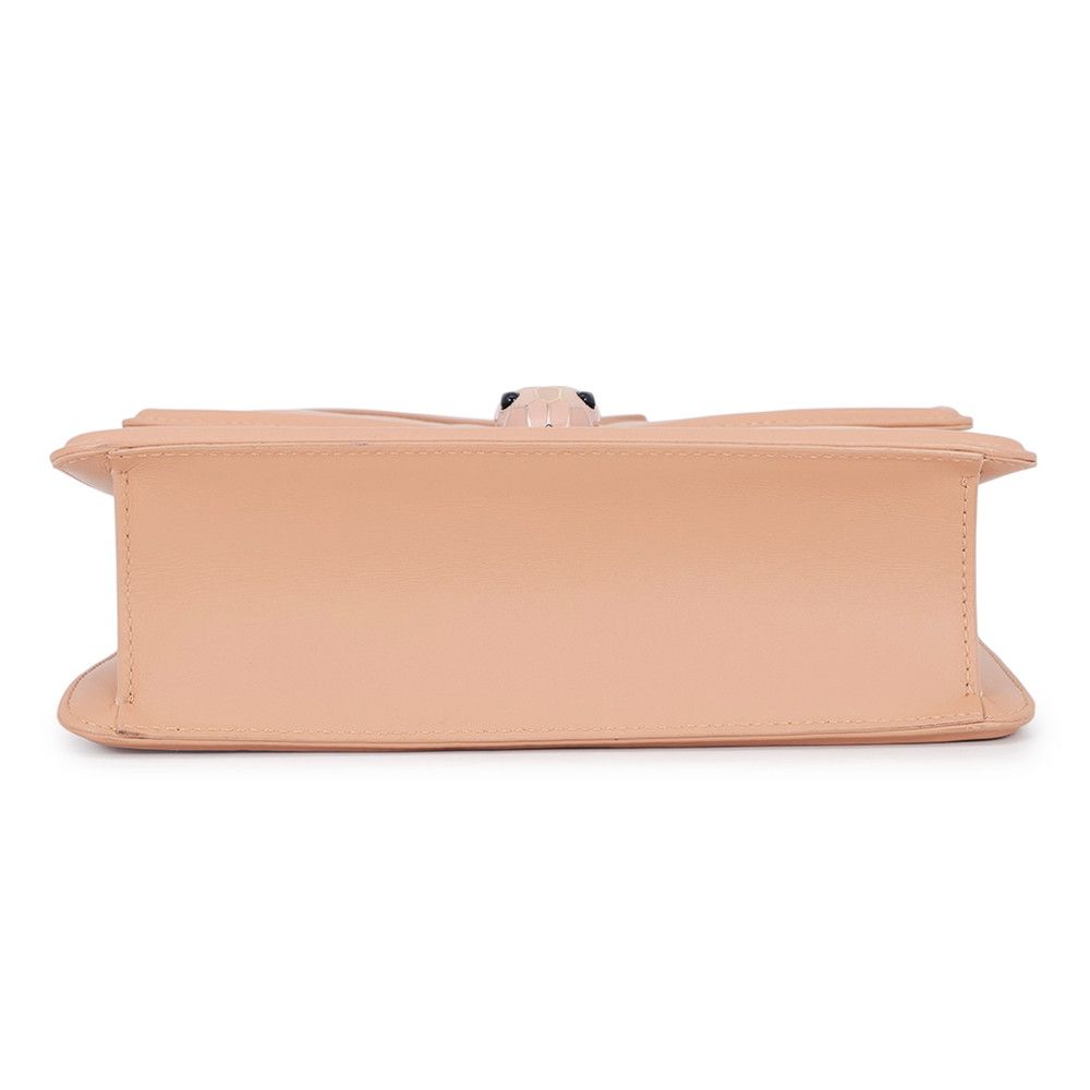 Bvlgari Chain Shoulder Bag Serpenti Diamond Blast Leather — view 3