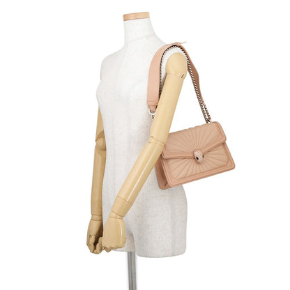Bvlgari Chain Shoulder Bag Serpenti Diamond Blast Leather — view 4