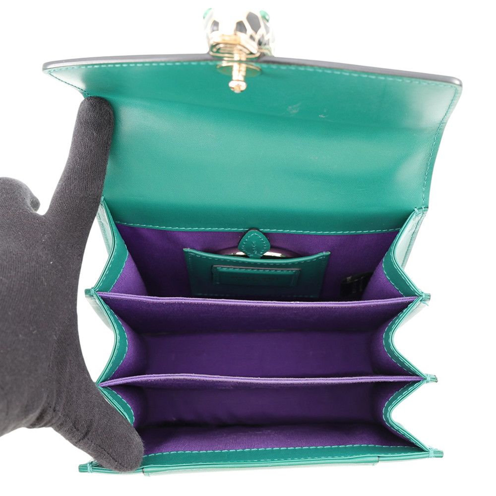 Bvlgari Handbag Serpenti Forever Top Handle Calf Leather 2-Way — view 6