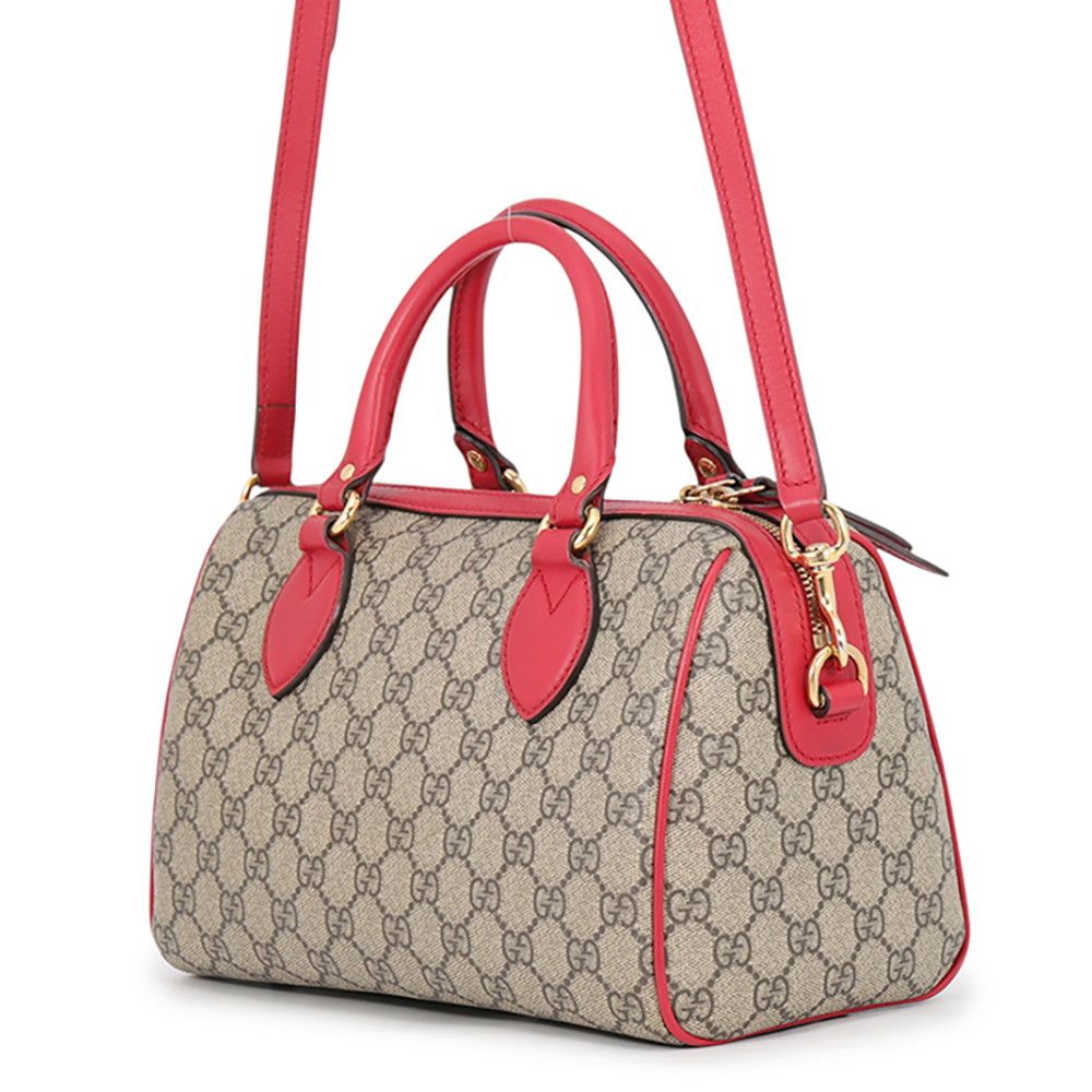 Gucci Handbag Boston Snake Heart GG Supreme Leather 2-Way Shoulder Holiday — view 2