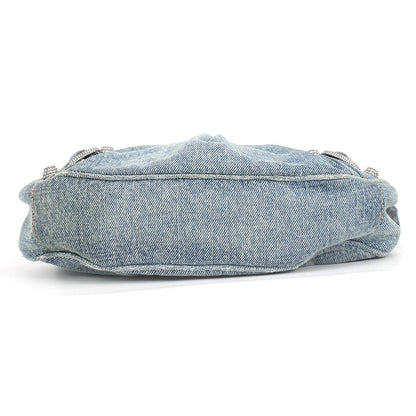 Balenciaga Shoulder Bag Le Cagole XS Distressed Denim — view 3