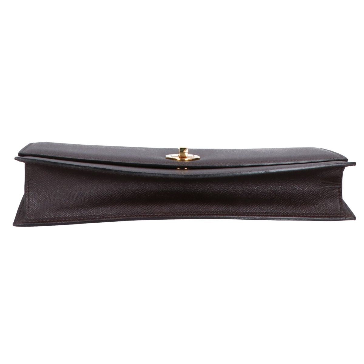 Bvlgari Leather Turnlock Wide Shoulder Bag — view 5