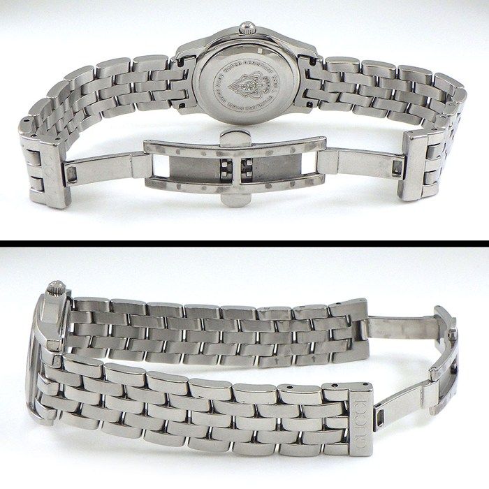 Gucci Watch Class Silver Dial Roman Index Date SS Quartz Analog — view 3