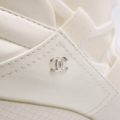 Chanel 19k CC Logo Lace Up Heels Short Boots — view 7