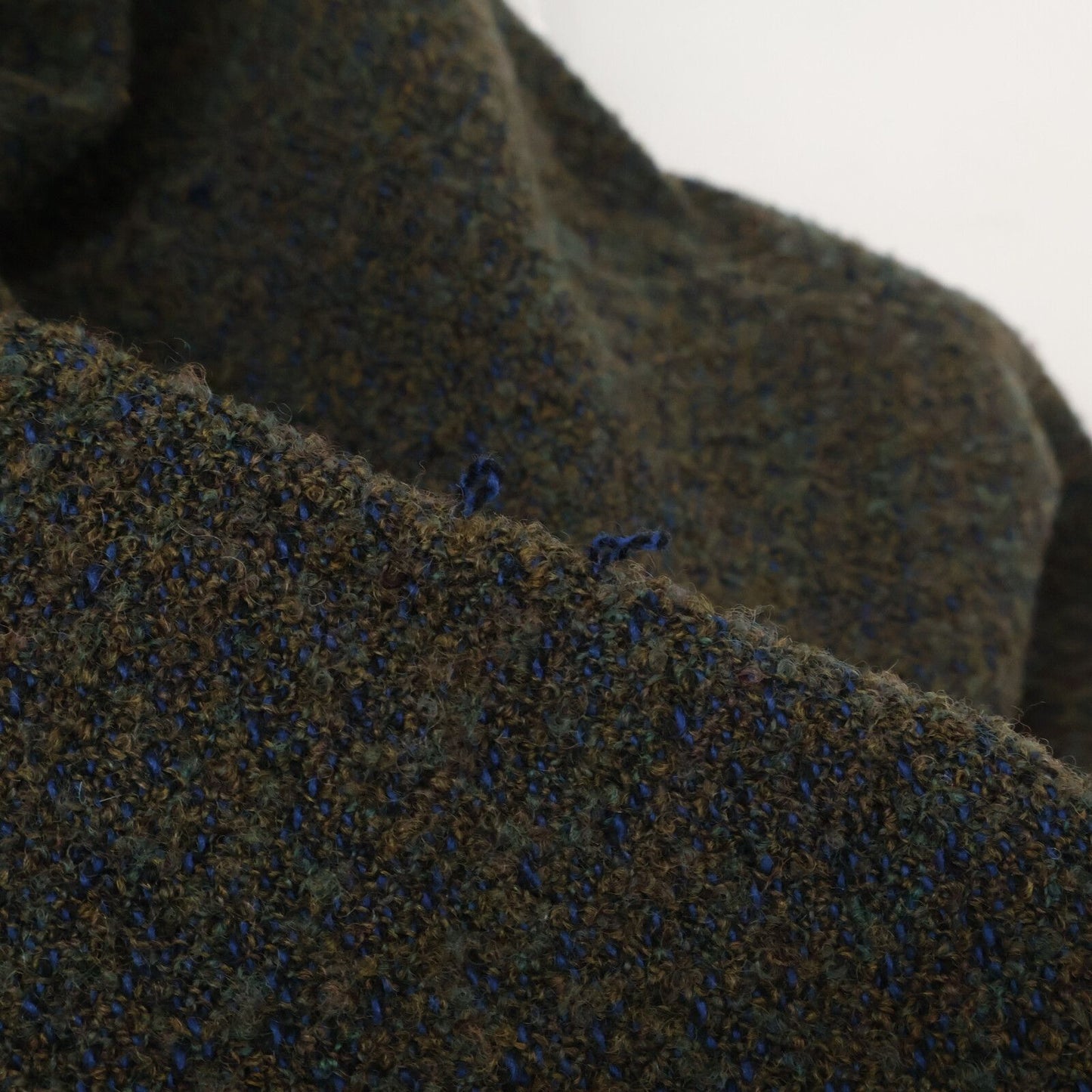 Chanel CC Logo Button Alpaca Mixed Tweed Long 44 Jacket — view 6