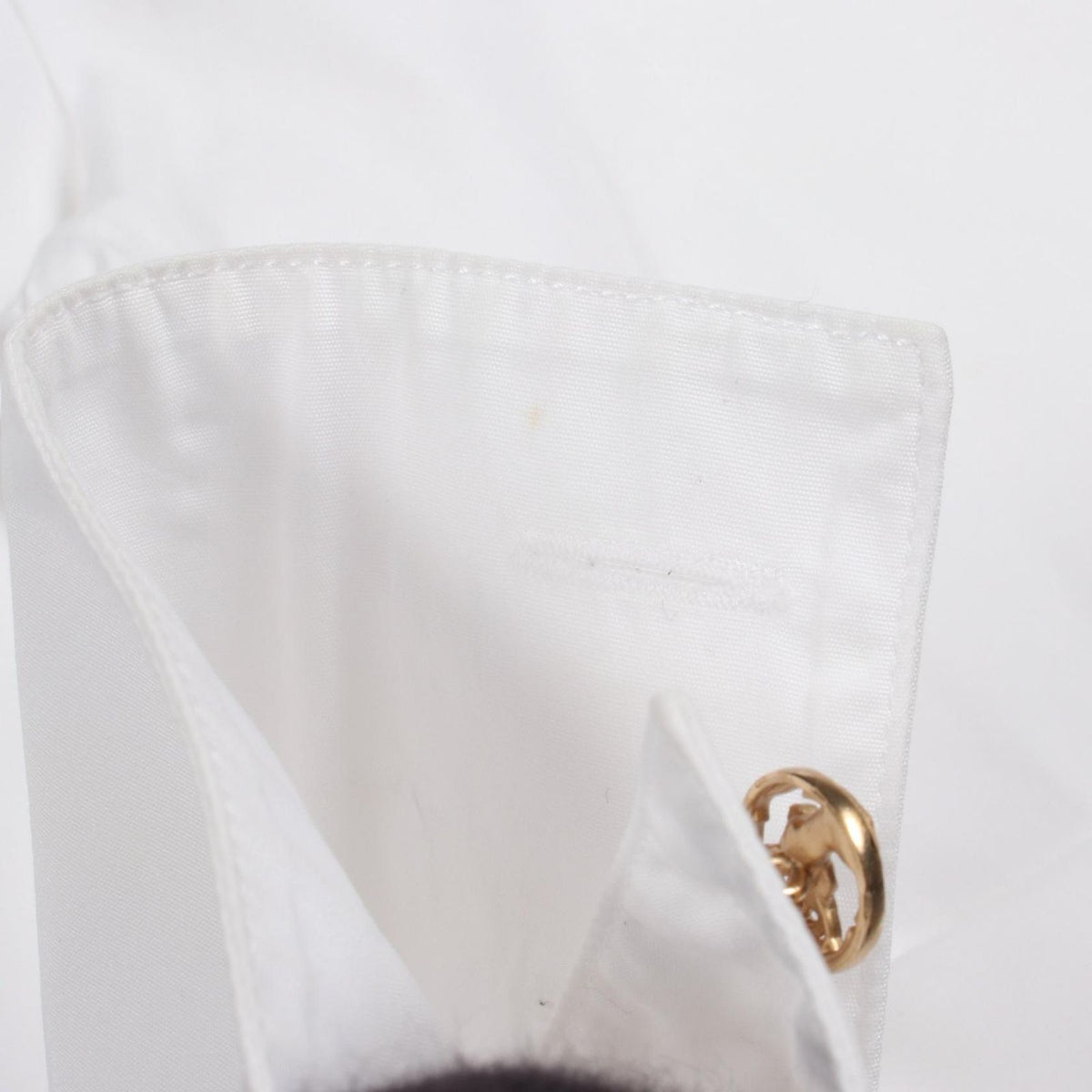 Chanel Frill Blouse Cotton Shirt — view 7
