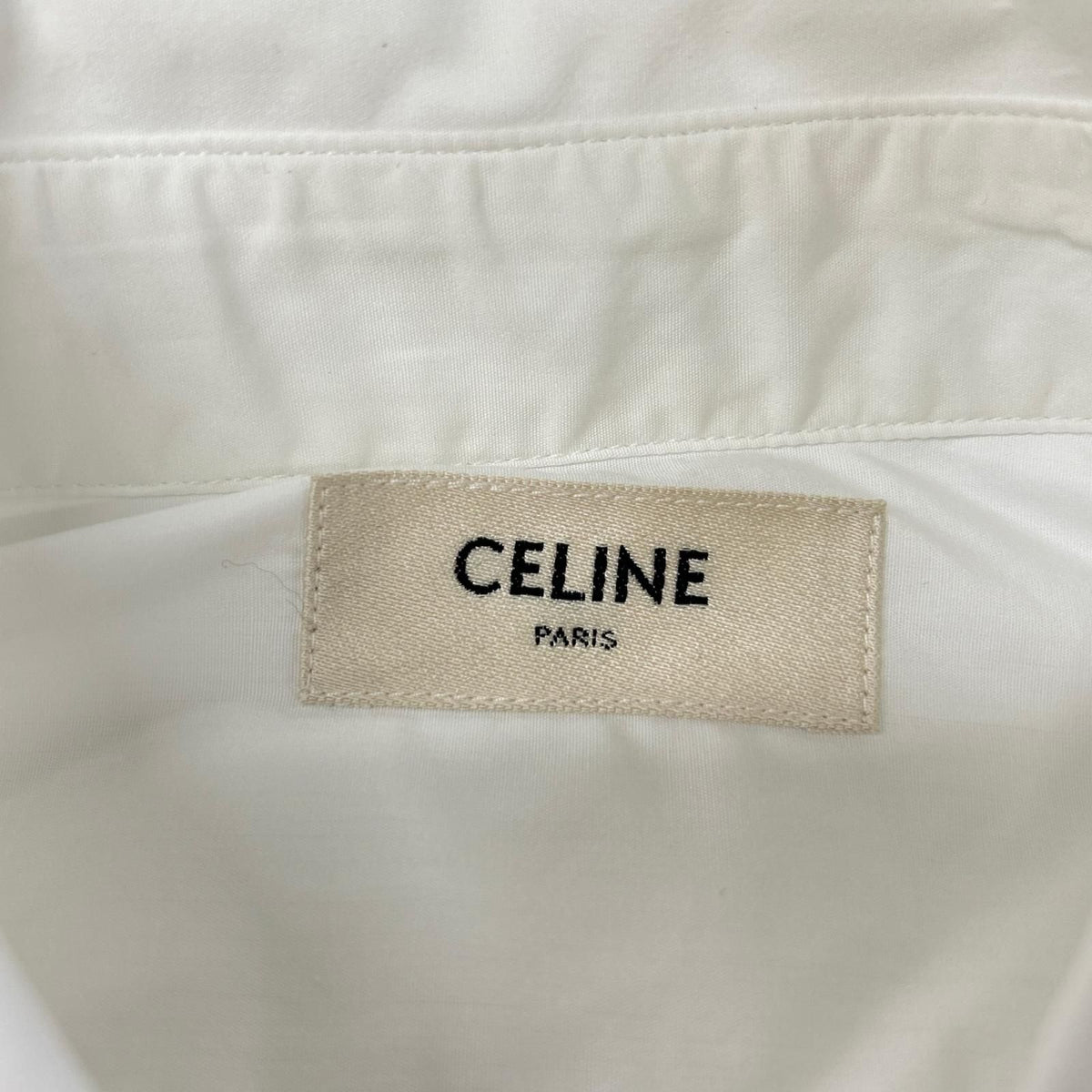 Celine White Cotton Shirt Blouse 34 — view 4