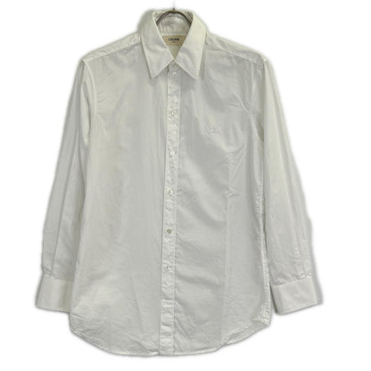Celine White Cotton Shirt Blouse 34