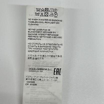 Dolce & Gabbana Black Button Tweed Dress 38 — view 5
