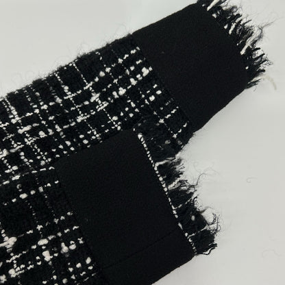 Dolce & Gabbana Black Button Tweed Dress 38 — view 8