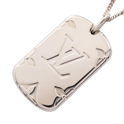 Louis Vuitton Necklace Locket Monogram Silver
