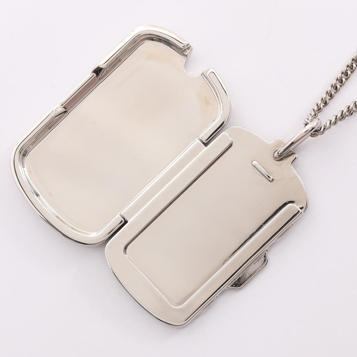 Louis Vuitton Necklace Locket Monogram Silver — view 3