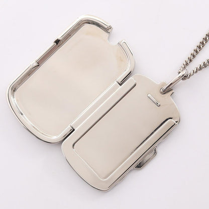 Louis Vuitton Necklace Locket Monogram Silver — view 3
