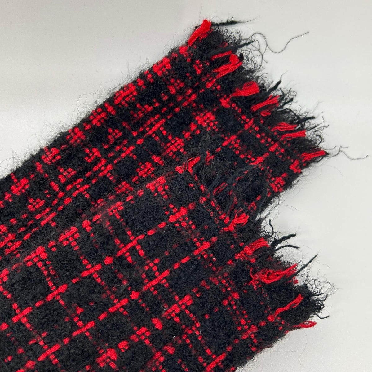 Dolce & Gabbana Red Black Tweed Dress 38 — view 7