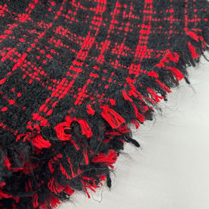 Dolce & Gabbana Red Black Tweed Dress 38 — view 8