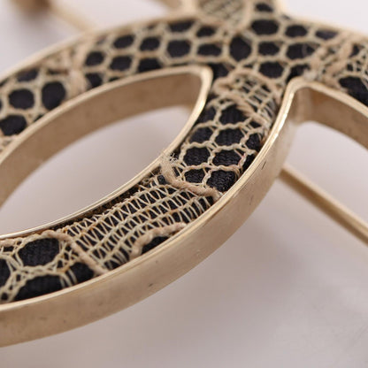 Chanel Brooch CC Logo Lace — view 5