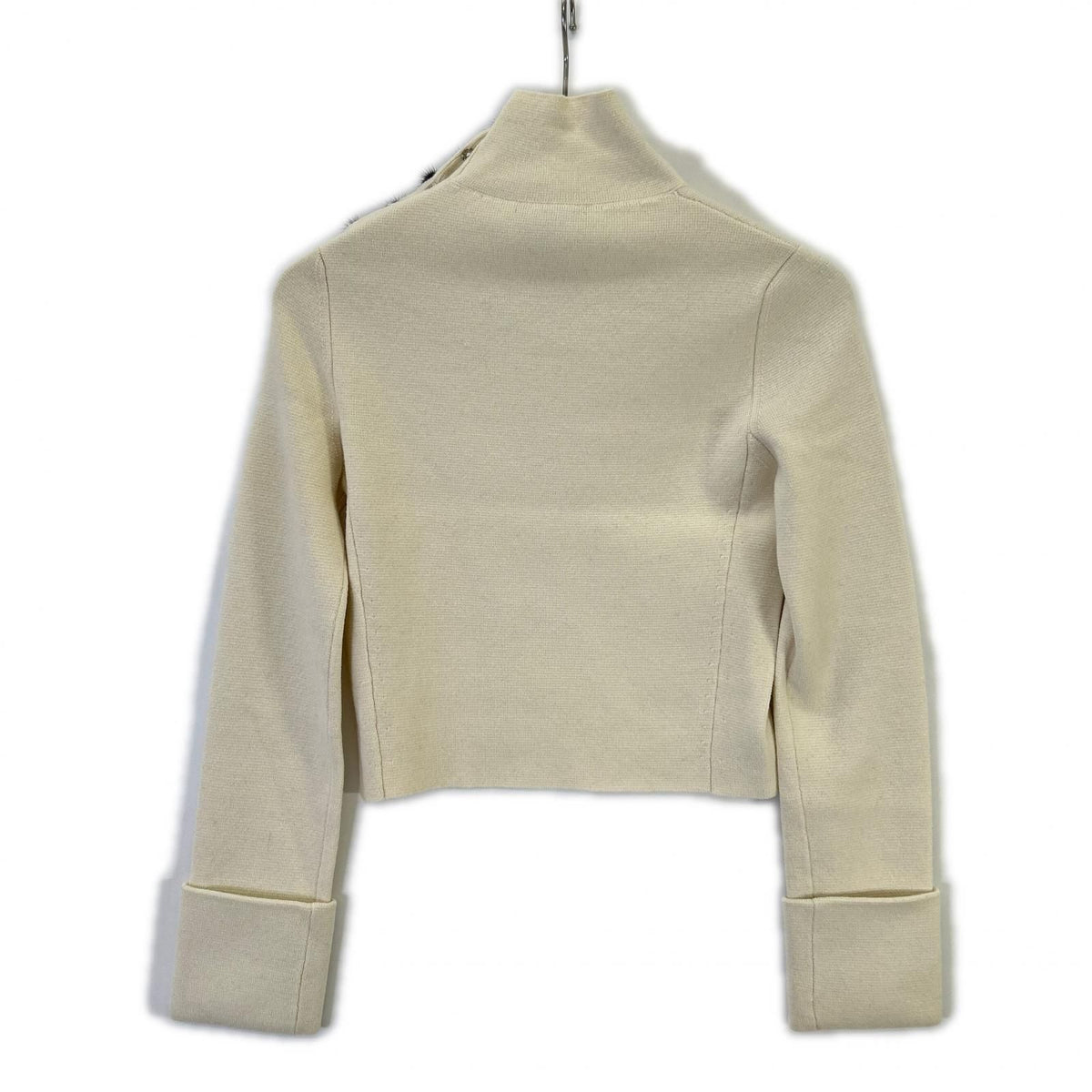Louis Vuitton White Cashmere Turtleneck Knit Sweater — view 2