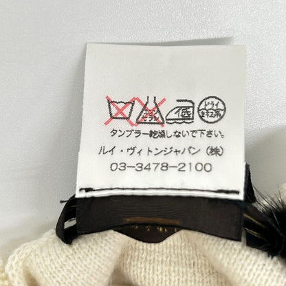 Louis Vuitton White Cashmere Turtleneck Knit Sweater — view 5