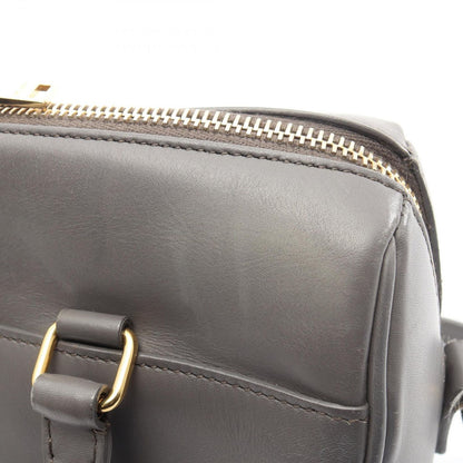Saint Laurent Paris Handbag Baby Duffle 2-Way Gray Leather Shoulder Bag — view 6