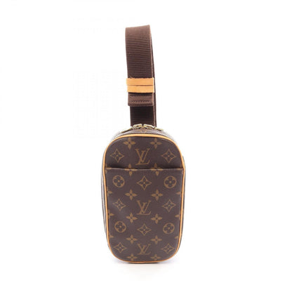Louis Vuitton Waist Bag Pochette Gange Monogram Canvas Leather