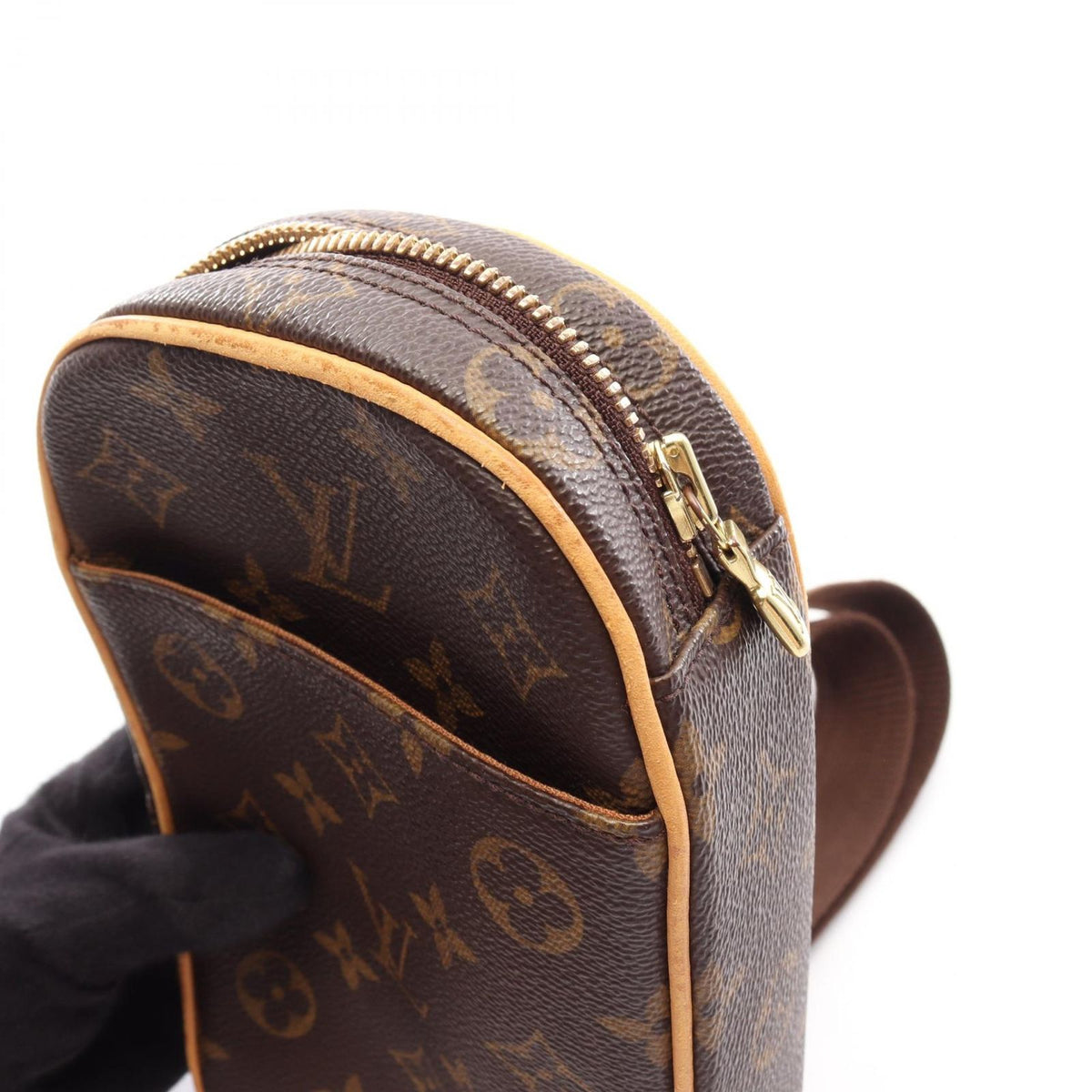 Louis Vuitton Waist Bag Pochette Gange Monogram Canvas Leather — view 8