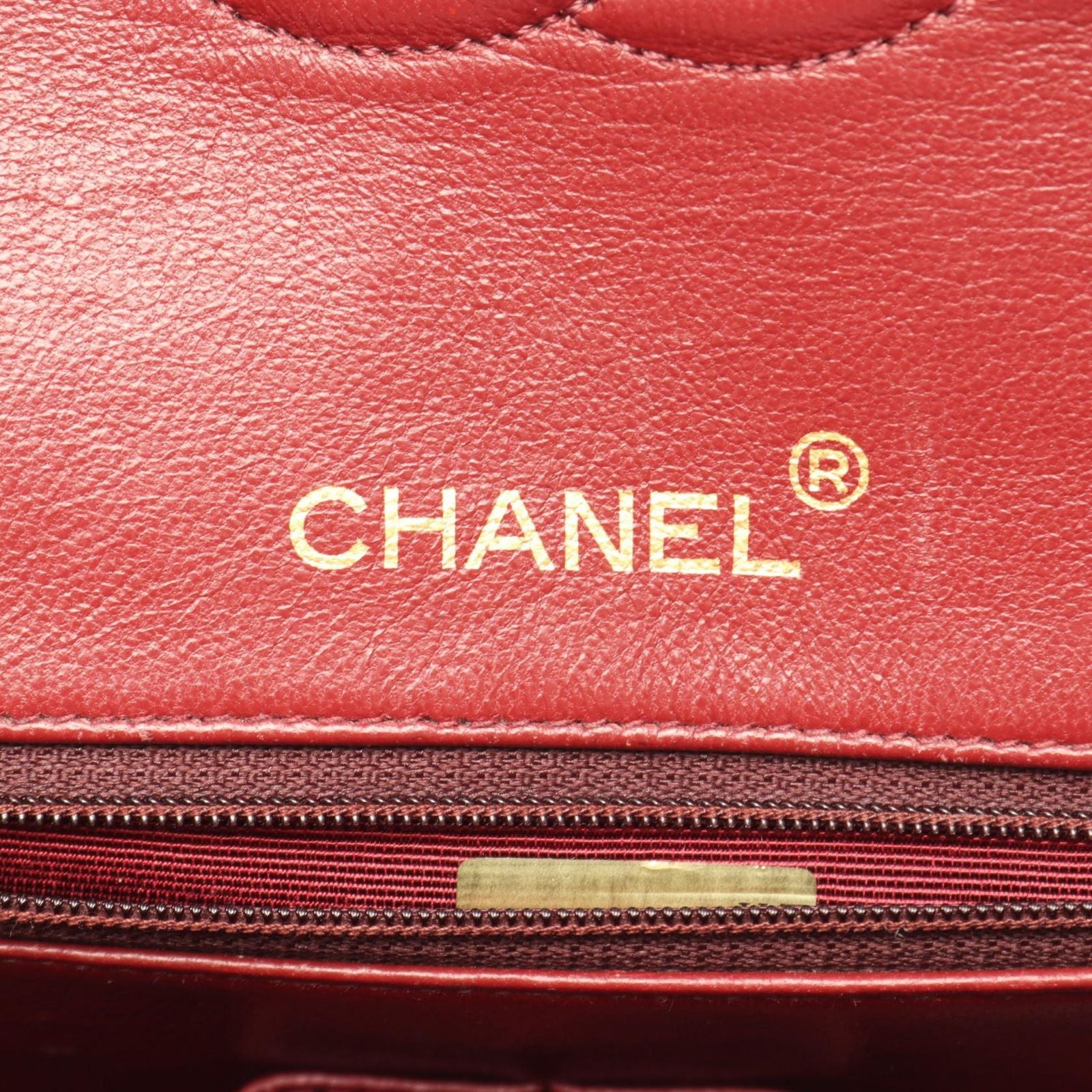 Chanel Shoulder Bag Quilted Double Flap Black Lambskin Chain — view 4