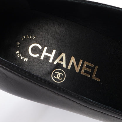Chanel Pumps CC Logo Leather Heels — view 5