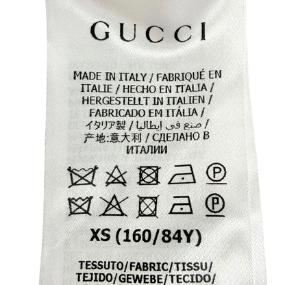 Gucci Wool Cotton GG Jacquard Anchor Gold Button Cardigan Pink XS — view 8