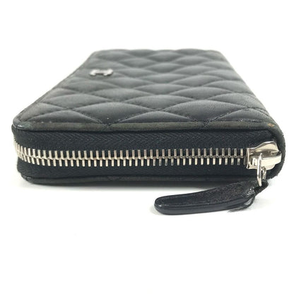 Chanel Wallet CC Logo Quilted Leather Black — view 3