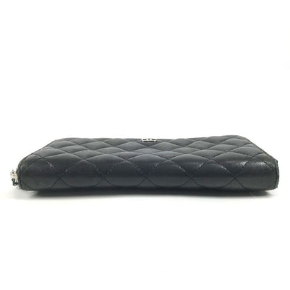 Chanel Wallet CC Logo Quilted Leather Black — view 5