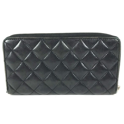 Chanel Wallet CC Logo Quilted Leather Black — view 2