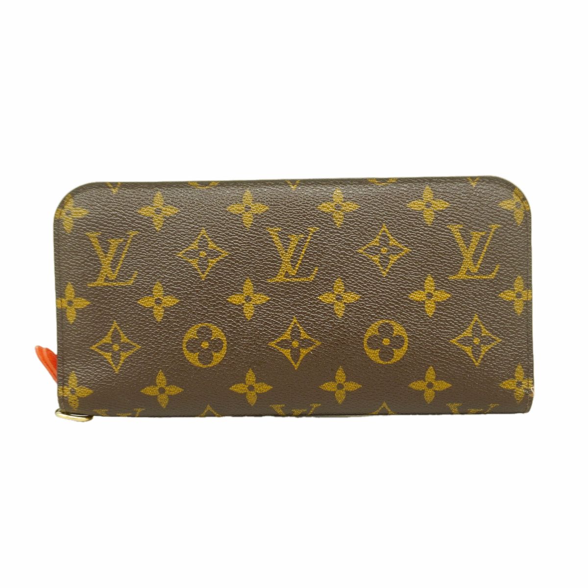 Louis Vuitton Wallet Monogram Portefeuille Insolite Brown Orange