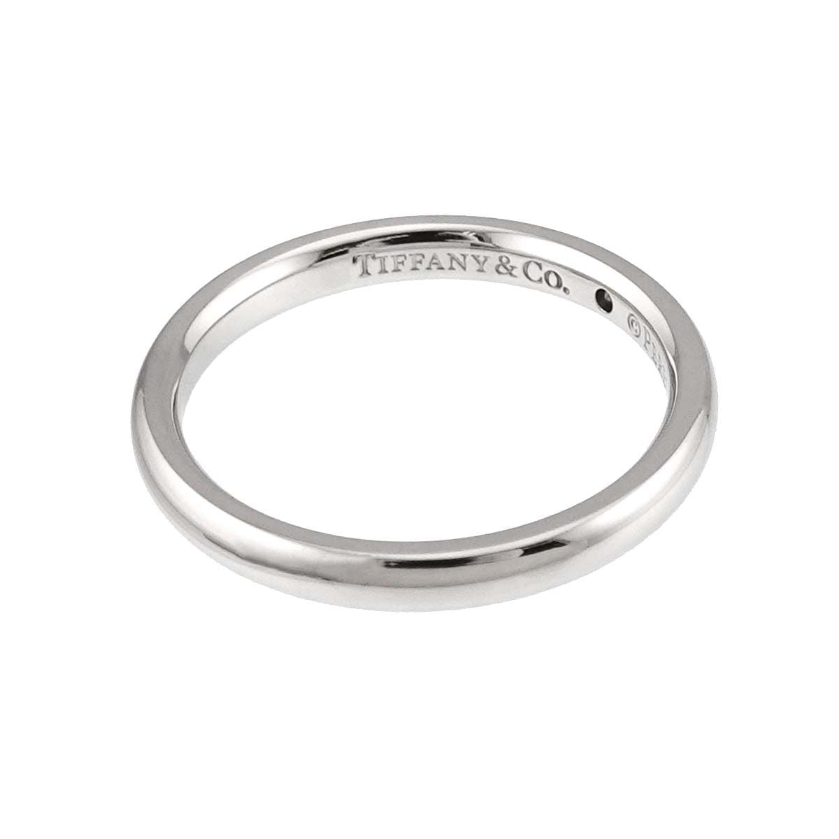 Tiffany & Co Stacking Band Ring Diamond Platinum — view 3