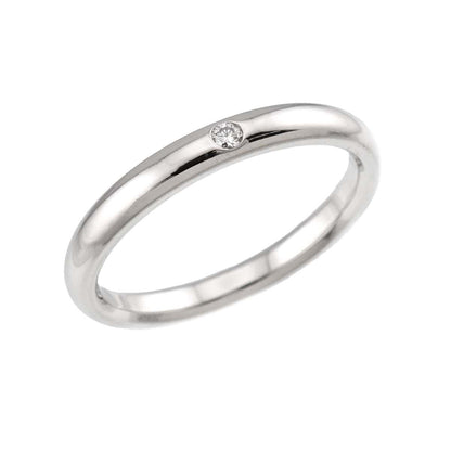 Tiffany & Co Stacking Band Ring Diamond Platinum — view 5