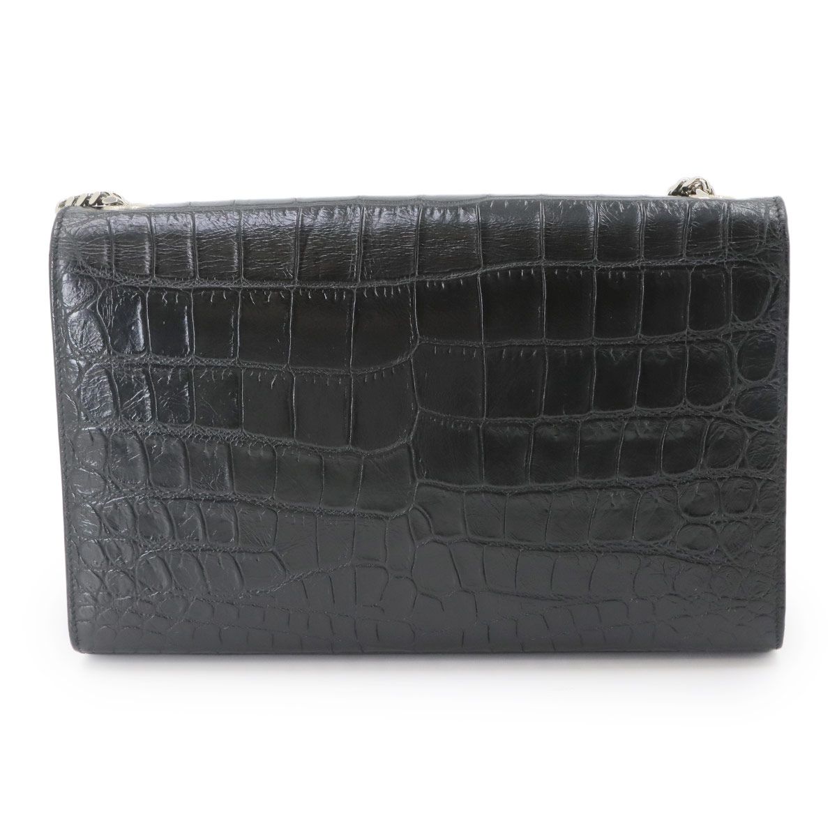 Saint Laurent Kate Chain Shoulder Bag Croco — view 2