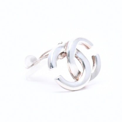 Chanel Vintage CC Logo Earrings 01 Metal Silver — view 3