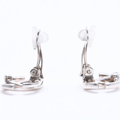 Chanel Vintage CC Logo Earrings 01 Metal Silver — view 6
