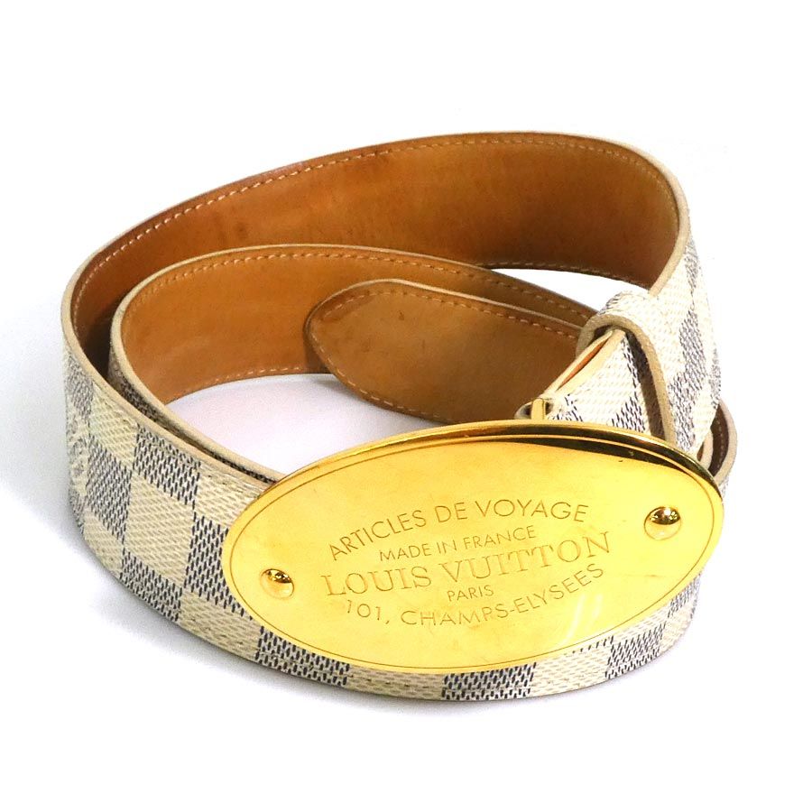 Louis Vuitton Belt Damier Azur Ceinture Voyage